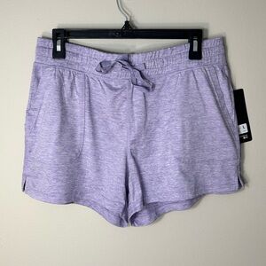 90 Degree By Reflex Women’s Soft Lounge Shorts - Purple - Large